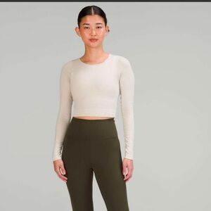 Lululemon Ebb to Street Long Sleeve Shirt
Natural Ivory